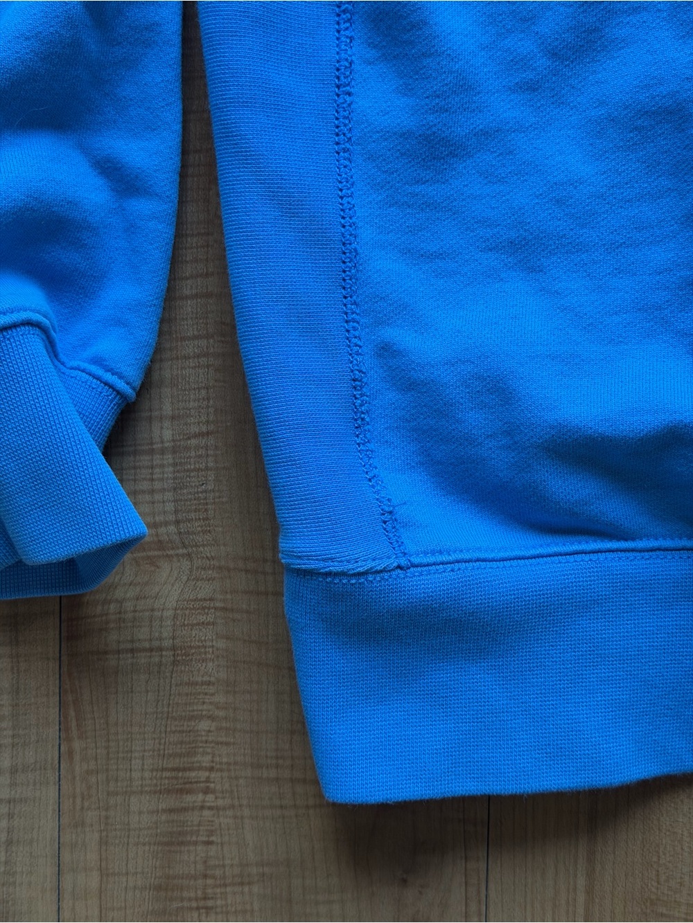 Nike Blue Preppy Crewneck Sportswear French Terry Embroidered Logo Sweatshirt - Picture 12 of 14